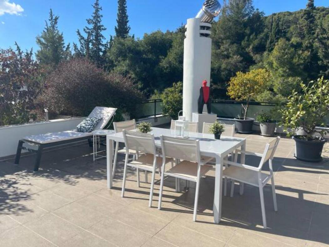 Athens Lycabettus Hill Penthouse, Private Roof Garden & Pool Apartment Exterior photo