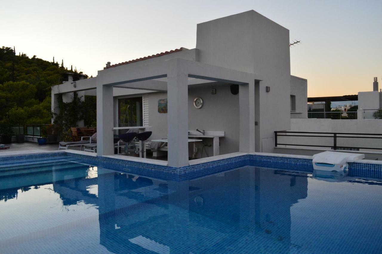 Athens Lycabettus Hill Penthouse, Private Roof Garden & Pool Apartment Exterior photo